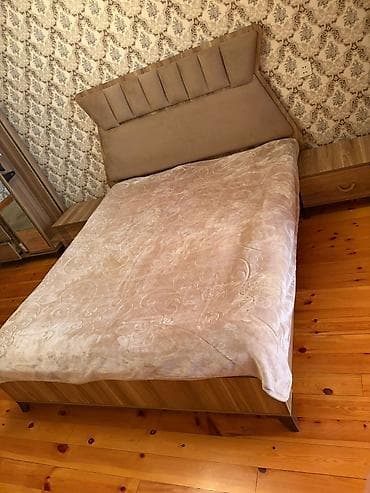 İki nəfərlik yataq dəsti - Ölçü: təxmini 160x200 sm (şəkillərə əsasən — 2