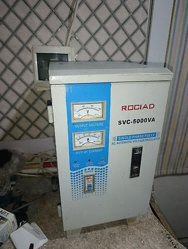 ev qizdiran: Rociad SVC-5000VA – tək fazalı avtomatik gərginlik tənzimləyicisi — 2