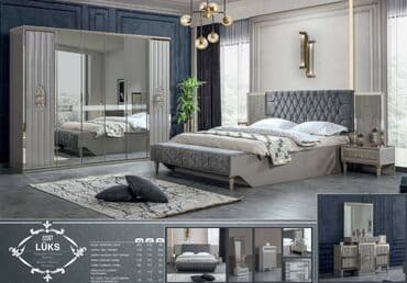 Ev üçün dekor: İkinəfərlik çarpayı, Dolab, Termo, 2 tumba, Yeni — 1