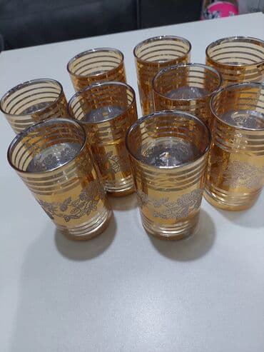 su qab: Qədəhlər, rəng - Sarı — 2