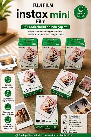 mac mini: FUJIFILM Instax Mini film - Xatirələrini anında çap et – Instax Mini — 1
