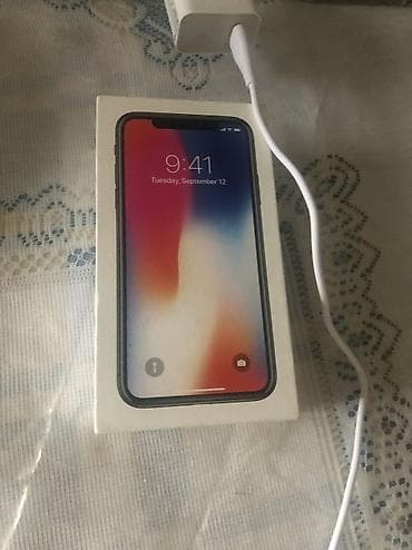 iphone 6 plus satın al: IPhone X, Gümüşü, Simsiz şarj — 4