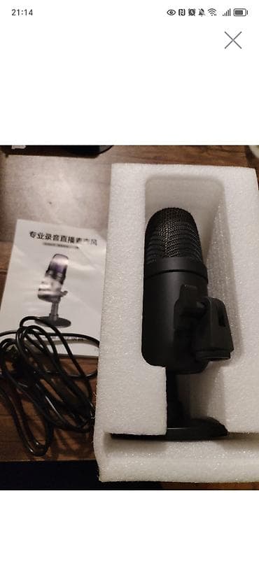 Микрофоны: Yeni RGB Professional Live Microphone – USB masaüstü mikrofon - RGB — 5