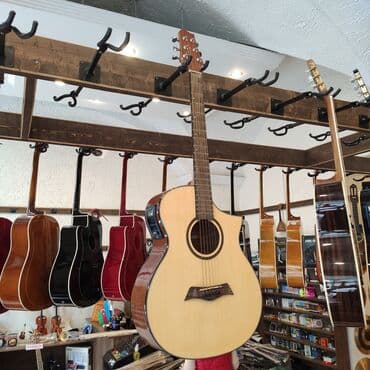 kabelər: Elektro akustik gitara Smiger FN-20 Üst: Şam ağacı Qol: Gül ağacı — 1