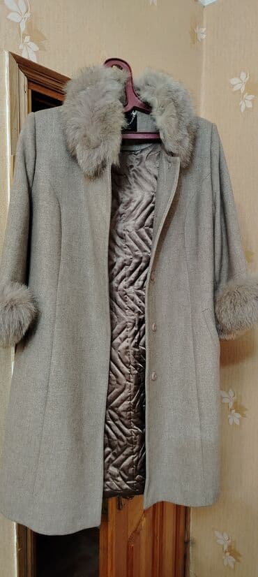 gence geyim: Palto, rəng - Bej — 1