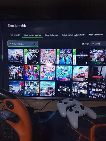 xbox one fat: Xbox One S (ağ) oyun konsolu komplekti 360 gb boş yeri var yaxşı — 4