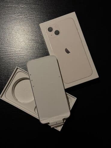 Apple iPhone: IPhone 13, 128 GB, Ağ, Zəmanət, Face ID — 1