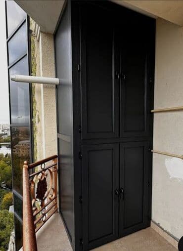 taxta qapi sekilleri: Plastik şkaflar(dolablar) balkonabloka, ev üçün ən yaxşı seçimdir — 5