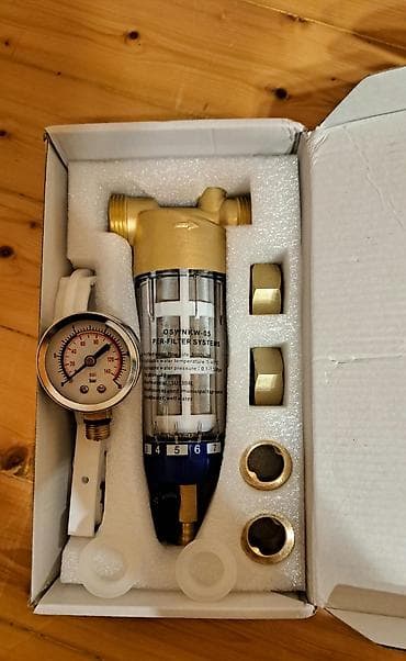 dentin pasta: Məhsul: GID Water Purifier – mexaniki ön filtr və manometrlə Təsvir — 2