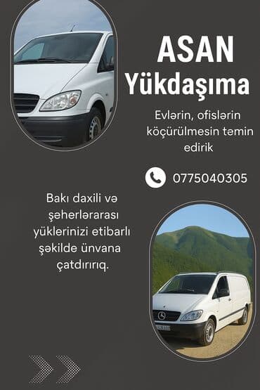 yuk dasima is elanlari: Bakı daxili və rayonlara sifariş.qəbul olunur. şəxsi maşındır — 1