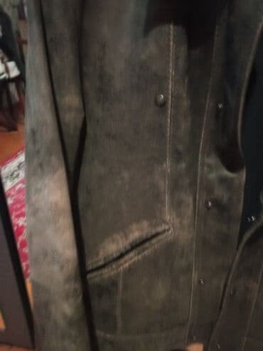 Plaşlar: HUGO BOSS kişi dəri gödəkcə - Material: qalın, təbii dəri — 2