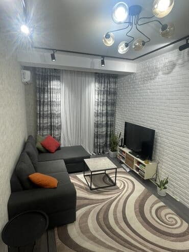 Günlük kirayə mənzillər: Məkan: Müasir dizayna sahib 3otaqlı mənzilin interyeri Təsvir: - — 2