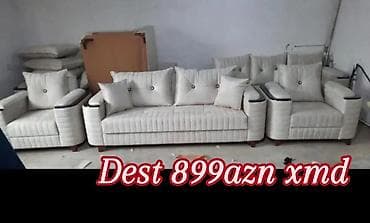 Yeni, Divan, 2 kreslo, Bazasız, Açılmayan