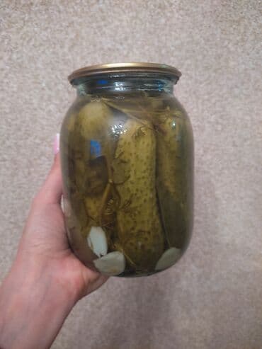 Sifarişlə hazır yeməklər: Xiyar turşusu 1 kq 13 azn — 1