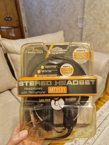 razer qulaqlıq: Simli Qulaqcıqlar, Media-Tech, rəng - Qara — 7