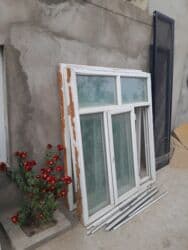 Avtogen: İşlənmiş İkiqat şüşə paketi Plastik pəncərə, Еni: 140 sm, Uzunluğu: 160 sm — 1