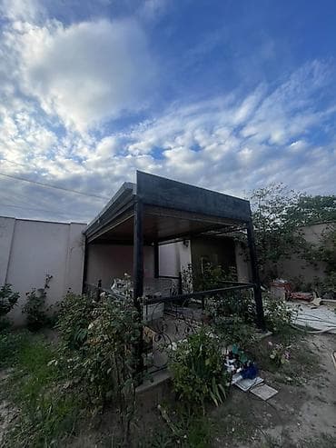 heyet mebeli: Metall konstruksiyalı bağ köşkü/pavilyon - Material: Qalın profilli — 1
