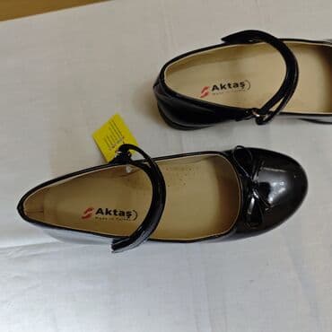 ГАЗ: Цвет - Черный Балетки, Размер: 36, Для девочек — 9