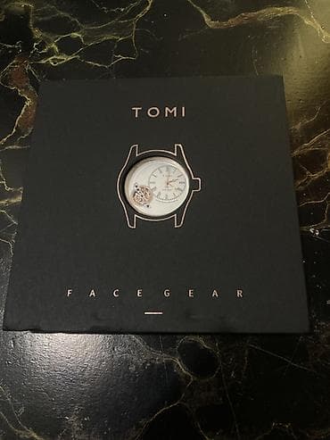TOMI Face Gear kişi saatı – kvarç mexanizmli dəst - Brend: TOMI -