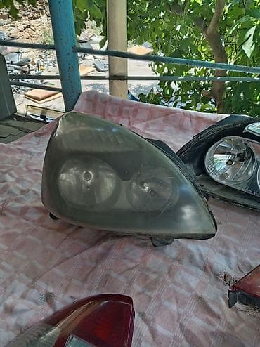 mitsubishi l200 stop: Komplekt, Yaxın və uzaq vuran işıqlar Renault, 2007 il, Orijinal, Fransa, İşlənmiş — 5