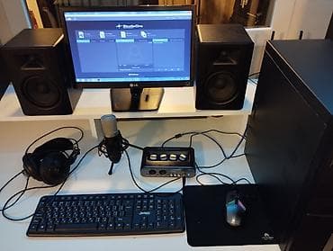 Tam hazır ev/mini-studiya seti – musiqi yazısı, vokal və podkast üçün