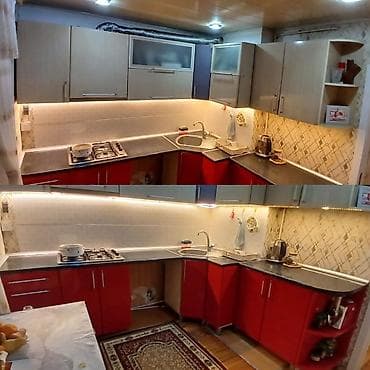 Sifarişlə ofis mebeli: Metbex mebeli islek vəziyyətdədi 200 azn ustunde moyka aspirator unvan — 1