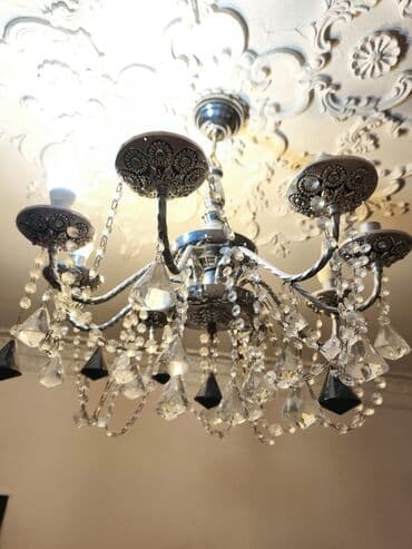 ультрафиолетовая лампа для дезинфекции: Çılçıraq, 8 lampa, Metal — 1