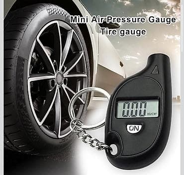 Mini rəqəmsal təkər təzyiq ölçən (Tire Gauge) - Açarqaşı formasında