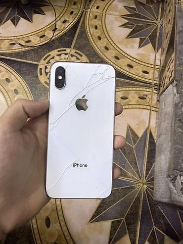 IPhone X, Ağ, Qırıq lalafo.az -da IPhone X, Ağ, Qırıq