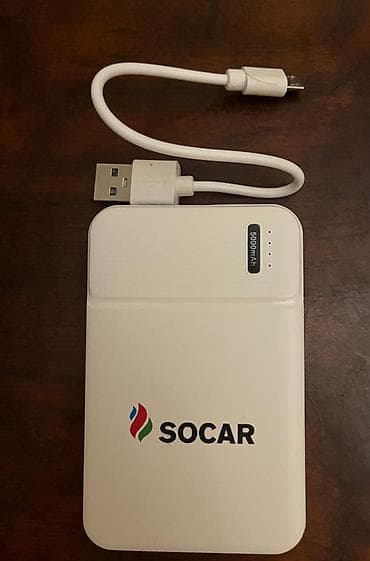 2.5mm kabel: SOCAR brendli portativ enerji bankı (powerbank) - Batareya tutumu — 1
