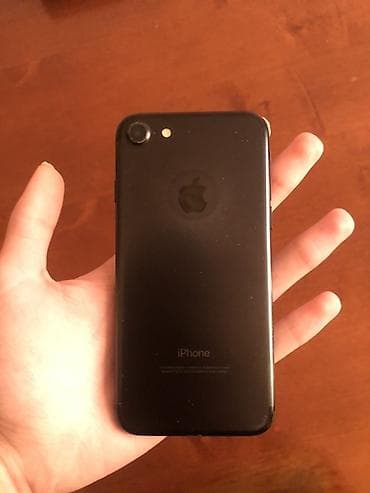 telfolar: IPhone 7, 128 GB, Qara, Barmaq izi — 1