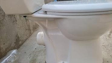 бачок для унитаза: Unitaz komplekti – keramik kasa, üst qapaq və su bakı ilə — 3