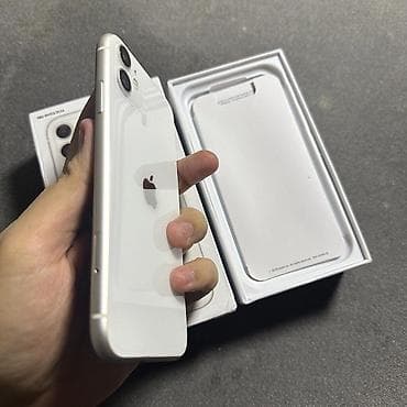 planset satiram: IPhone 11, 128 GB, Ağ, Zəmanət, Simsiz şarj, Face ID — 2