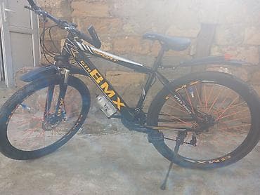 GTR BMX dağ velosipedi - Çərçivə: GTR BMX Sport, qara-ağ-narıncı