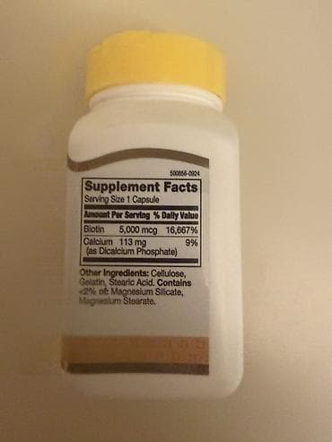 evalar vitamin c: Məhsul: 21st Century Biotin 5000 mcg – 110 kapsul Həm kişilər həmdə — 2