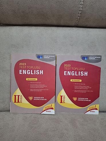 2023 Test Toplusu – English (DİM), I hissə və II hissə - Nəşr: Dövlət