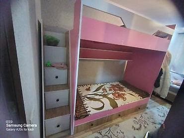 Oğlan və qız üçün, Yeni, Çarpayı, Matrassız, Siyirməli, Laminat