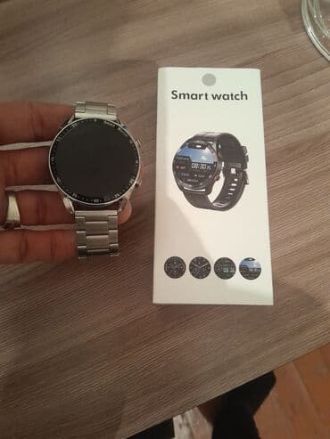 mx7 smartwatch: Smart saat, Smart, Sensor ekran, rəng - Gümüşü — 3