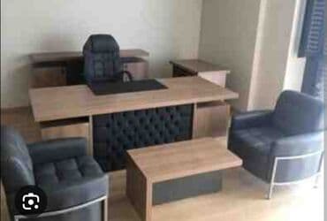 salon mebelləri: Ofis mebel dəsti. kreslolar qiymete daxil deyil - Rəng və material — 1