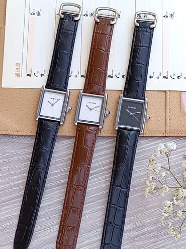 cartier браслет qiymeti: Новый, Наручные часы, Cartier, цвет - Черный — 8