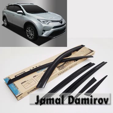 рейлинги на авто: Toyota Rav4 2013 üçün yan deflektorlar (vetrovik). 6 ədəd Bundan — 1