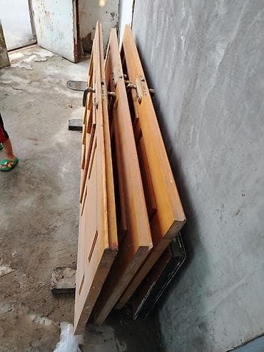 qapi avropa: 1 ədədi 4.5 dənədir Taxta giriş/interyer qapıları dəsti - Material — 4