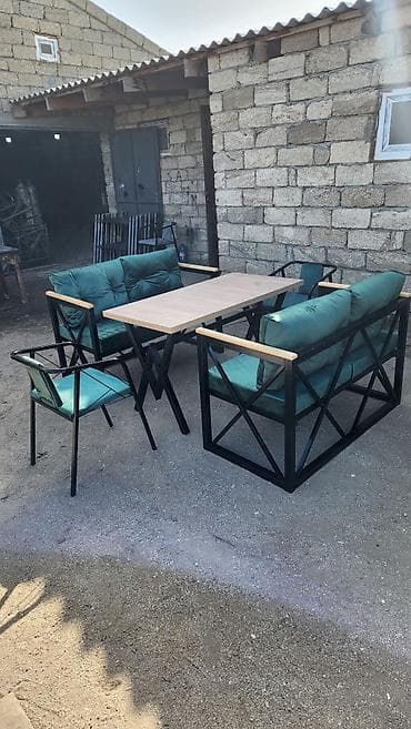 stollu çardaq çarpayı: Stullar ilə, Kvadrat masa, 2 nəfər — 3