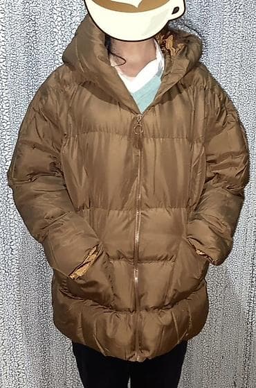 kurtka turkce: Qadınlar üçün qışlıq şişmə gödəkçə - Rəng: isti karamel/qəhvəyi - — 1