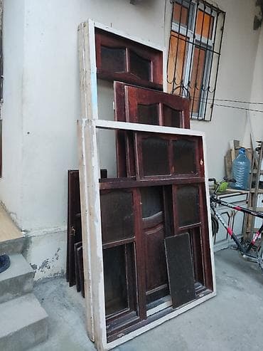 Beton və beton məmulatları: Salam. Evin içində işlənmiş 2 qapı (çərçivəsi ilə birlikdə) və 2 — 2