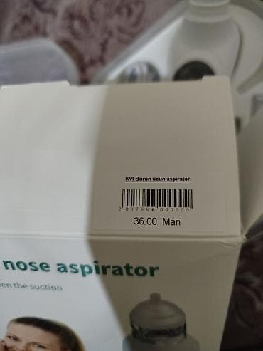 Uşaq üçün elektrikli burun aspiratoru. 0M+ üçün uyğundur. heç istifadə