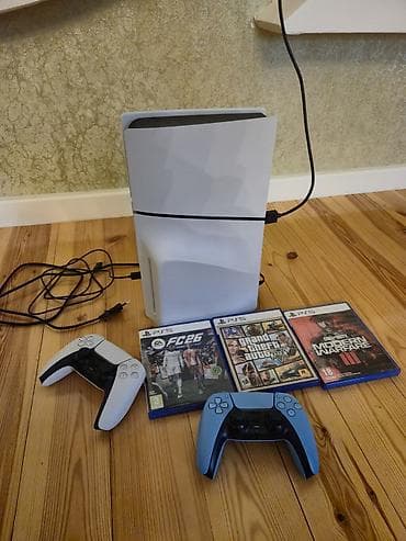 PlayStation 5 slim.Salam hər vaxtınız xeyir olsun. pakofka tep teze