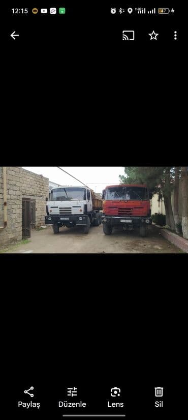 yeşqa maşın: Tatralarin kamazlar ayliq gunluk arendasi yuklerin dasinmasi — 9