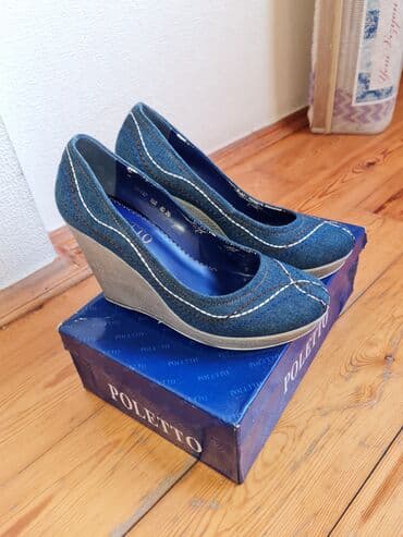 mimy ortopedik ayakkabı: Tuflilər, Geox, Ölçü: 40, rəng - Mavi, İşlənmiş — 3