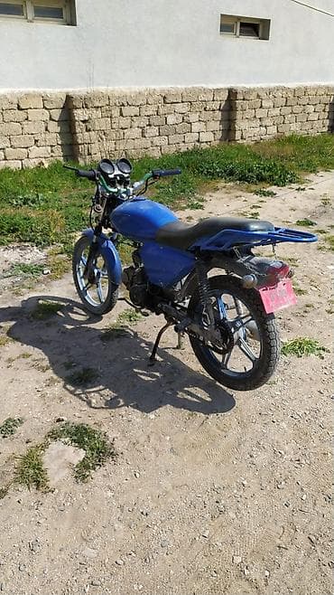 mopedlerin kreditle satisi: Moped/motosiklet – mavi rəngdə, şəhər və qəsəbədaxili sürüşlər üçün — 3